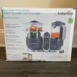 Babymoov Nutribaby Duo Meal Station 5-In-One Food Maker